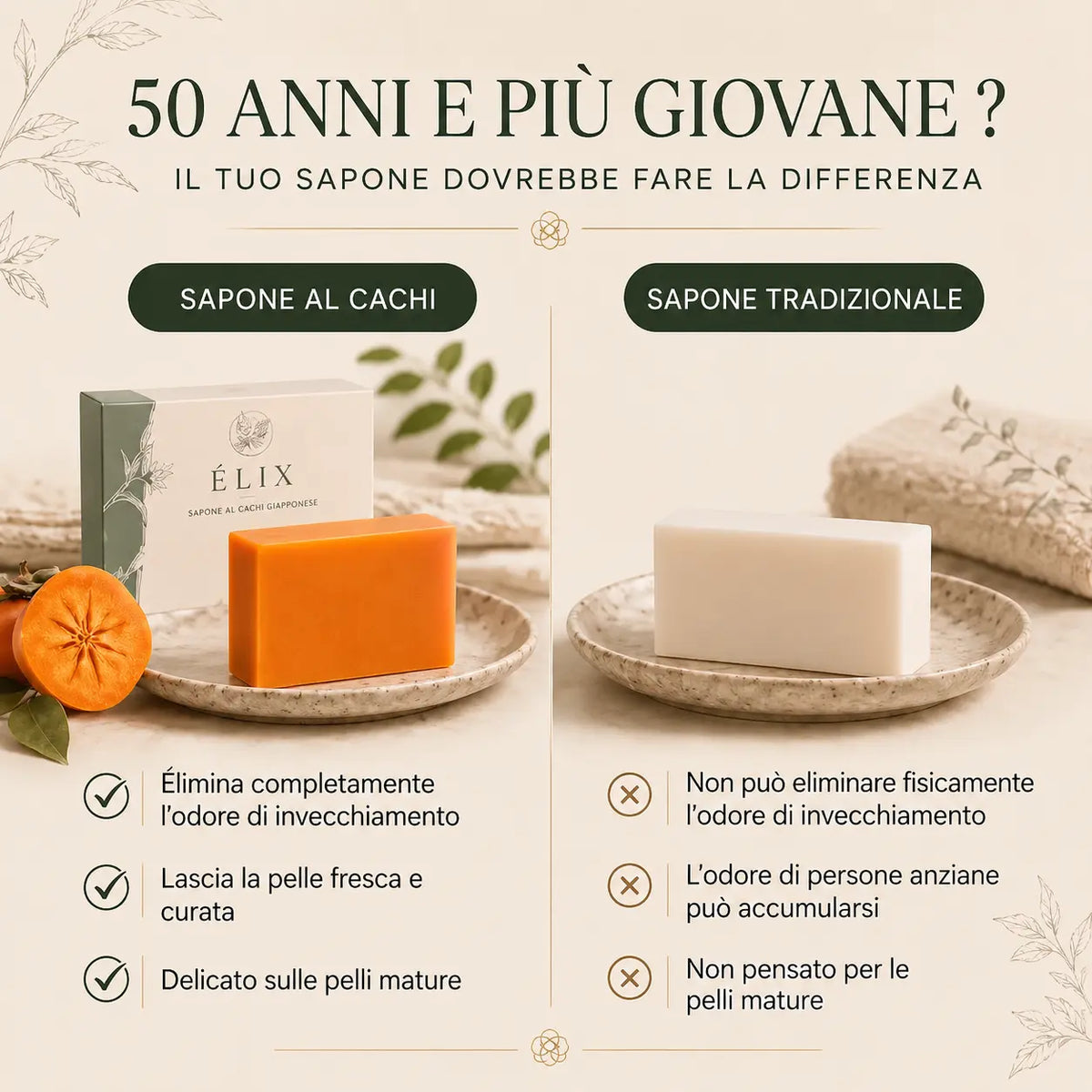Élix - Sapone Purificante Originale al Cachi
