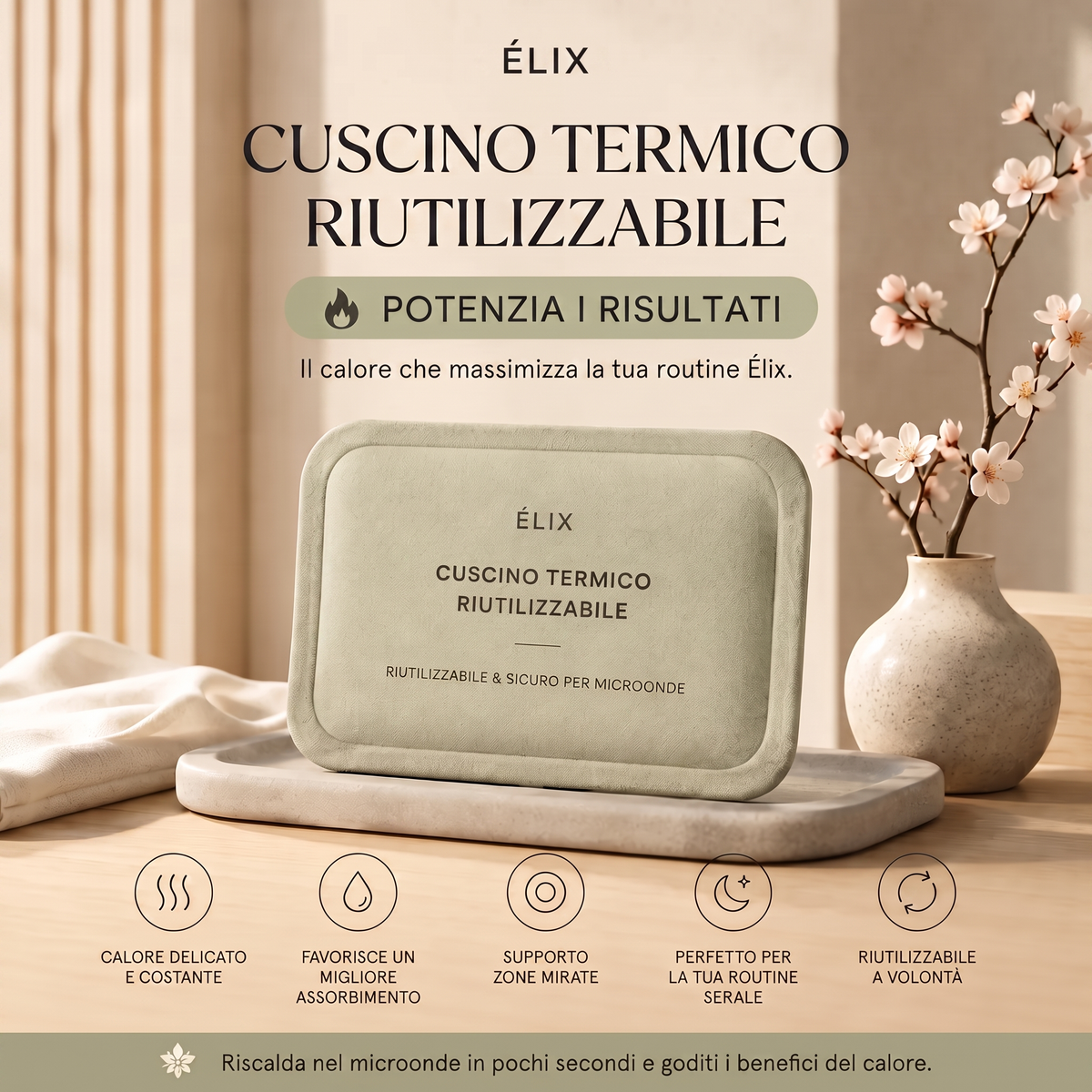 Patch autoriscaldante riutilizzabile – Azione in profondità